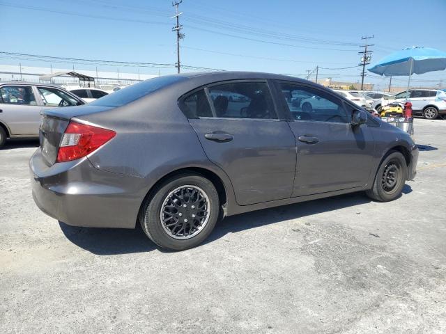 19XFB2F58CE304014 - 2012 HONDA CIVIC LX Մոխրագույն լուսանկար 3