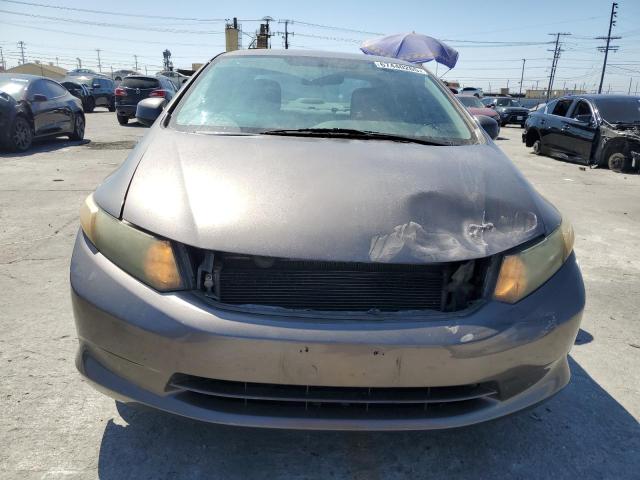 19XFB2F58CE304014 - 2012 HONDA CIVIC LX Մոխրագույն լուսանկար 5
