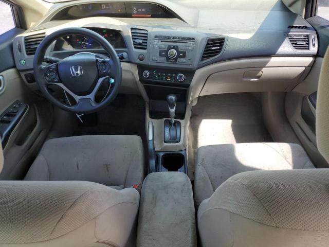 19XFB2F58CE304014 - 2012 HONDA CIVIC LX Մոխրագույն լուսանկար 8