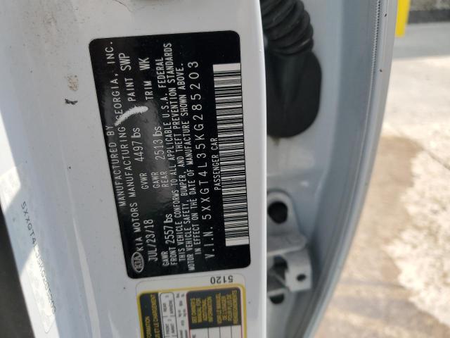 5XXGT4L35KG285203 - 2019 KIA OPTIMA LX Blanc photo 12