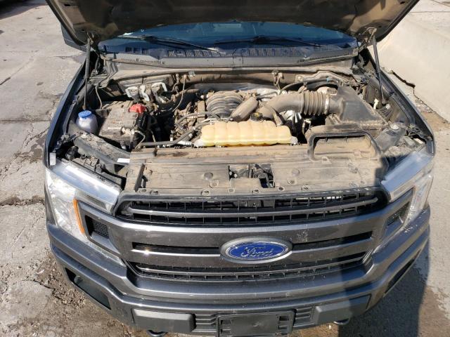 1FTEW1E54KKF15475 - 2019 FORD F150 SUPERCREW GRAY photo 11