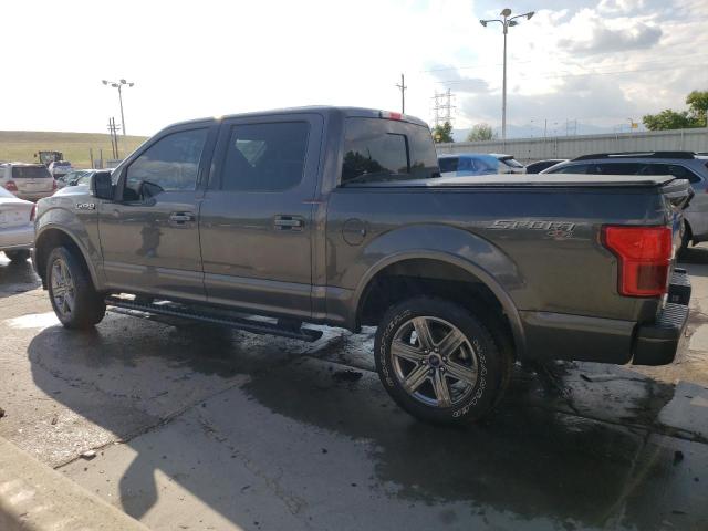 1FTEW1E54KKF15475 - 2019 FORD F150 SUPERCREW GRAY photo 2