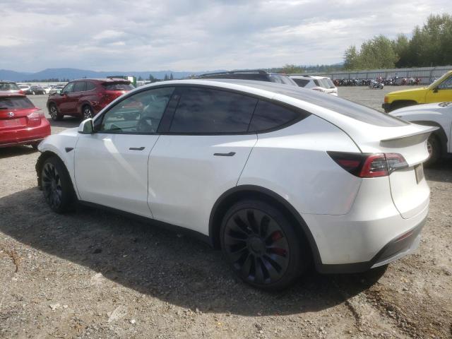 7SAYGDEF3NF560996 - 2022 TESLA MODEL Y WHITE photo 2