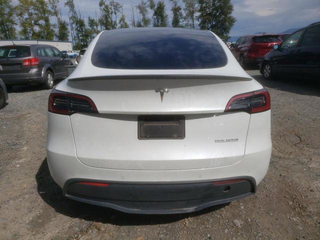 7SAYGDEF3NF560996 - 2022 TESLA MODEL Y WHITE photo 6