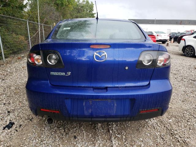 JM1BK323981876423 - 2008 MAZDA 3 S BLUE photo 6