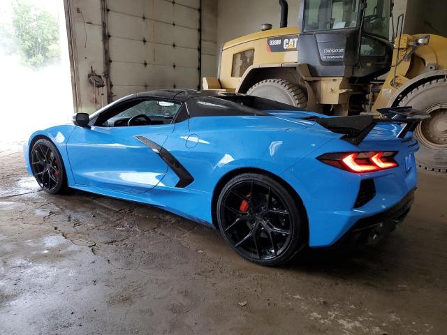 1G1YB3D44M5112474 - 2021 CHEVROLET CORVETTE STINGRAY 2LT BLUE photo 2