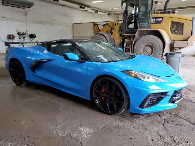 1G1YB3D44M5112474 - 2021 CHEVROLET CORVETTE STINGRAY 2LT BLUE photo 4