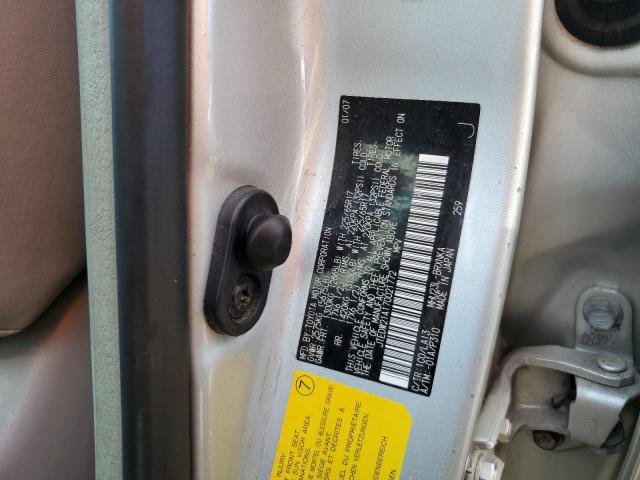 JTEDW21A170021772 - 2007 TOYOTA HIGHLANDER HYBRID SILVER photo 12