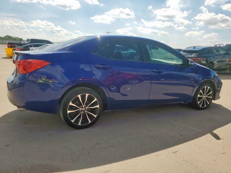 5YFBURHE4HP609367 - 2017 TOYOTA COROLLA L 蓝色 照片 3