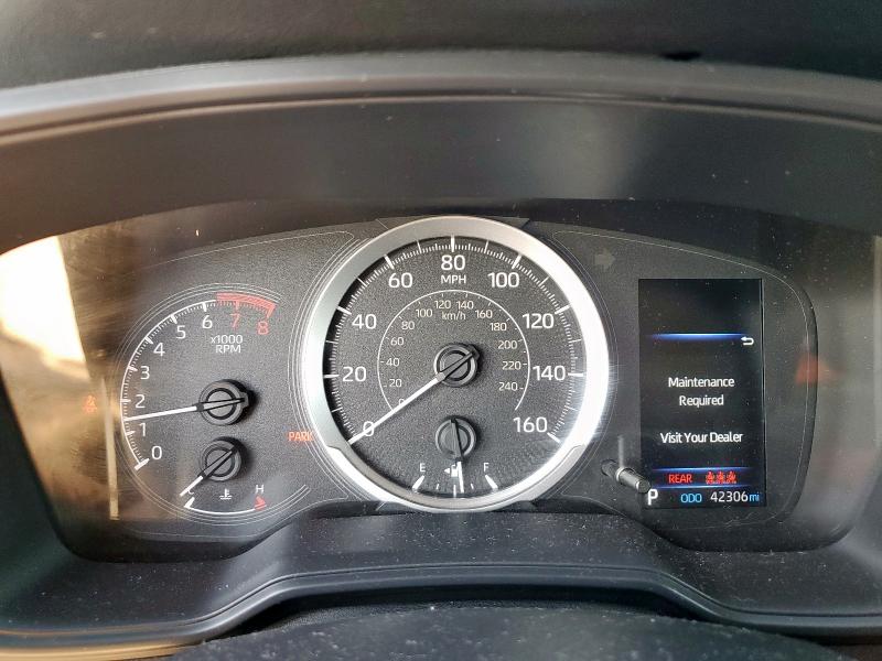 JTDEPMAE4NJ224442 - 2022 TOYOTA COROLLA LE SILVER photo 9