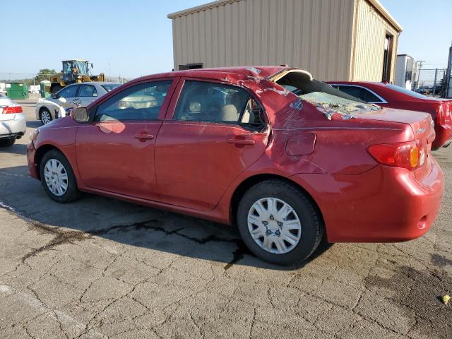 2T1BU40E79C177311 - 2009 TOYOTA COROLLA BASE RED photo 2