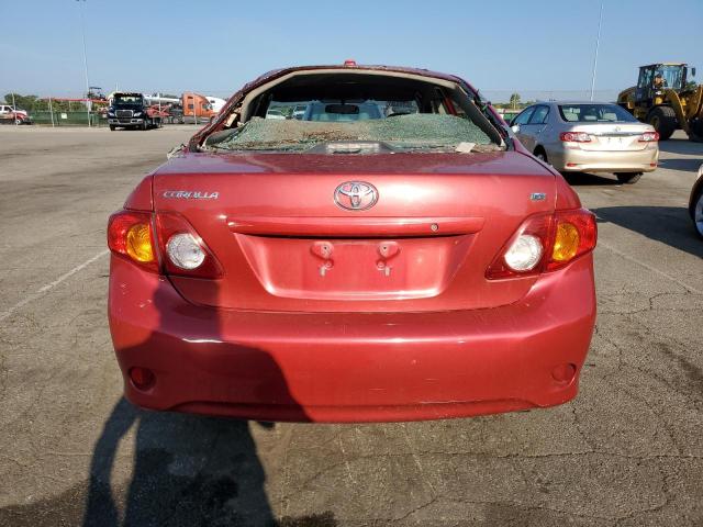 2T1BU40E79C177311 - 2009 TOYOTA COROLLA BASE RED photo 6