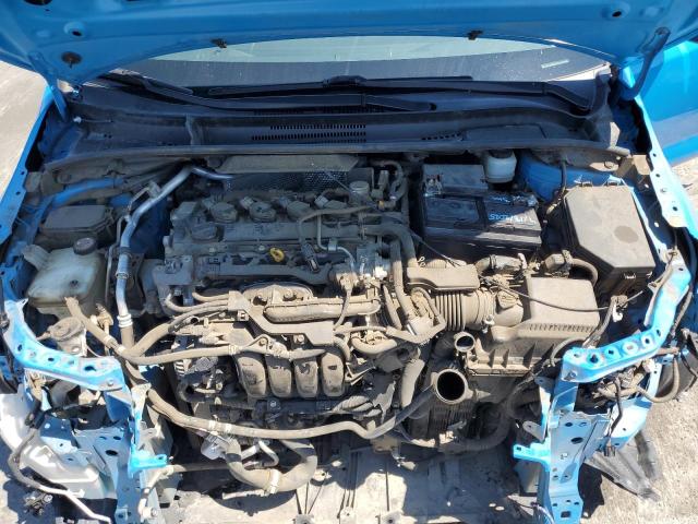 JTNK4RBE8K3064715 - 2019 TOYOTA COROLLA SE ლურჯი ფოტო 11