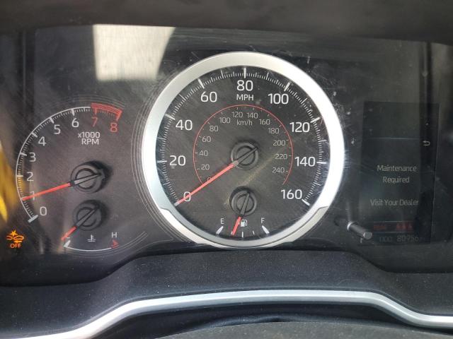 JTNK4RBE8K3064715 - 2019 TOYOTA COROLLA SE ლურჯი ფოტო 9