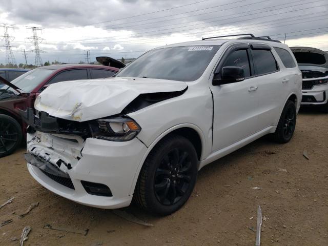 1C4RDJDG0LC412270 - 2020 DODGE DURANGO GT WHITE photo 1