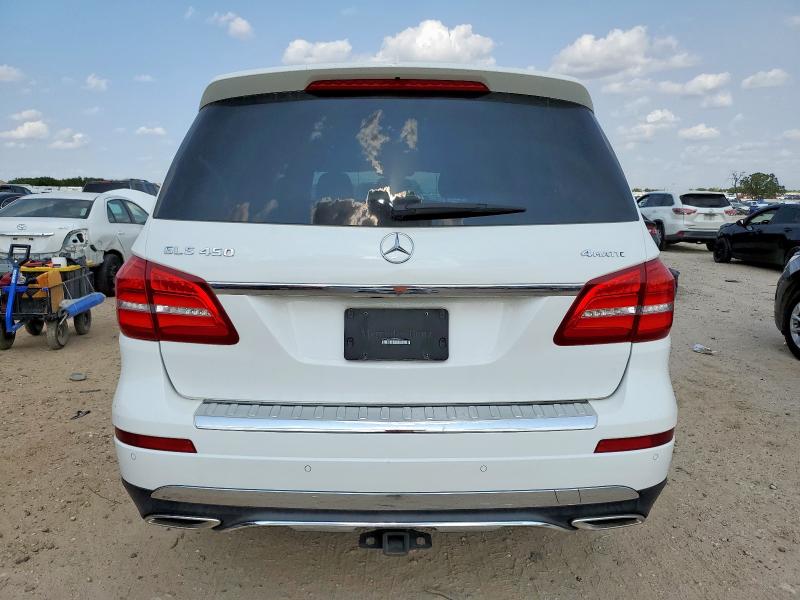4JGDF6EE1KB227854 - 2019 MERCEDES-BENZ GLS 450 4MATIC WHITE photo 6