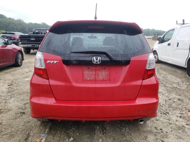 JHMGE8H56DC023235 - 2013 HONDA FIT SPORT RED photo 6