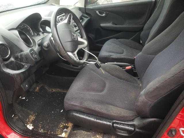 JHMGE8H56DC023235 - 2013 HONDA FIT SPORT RED photo 7