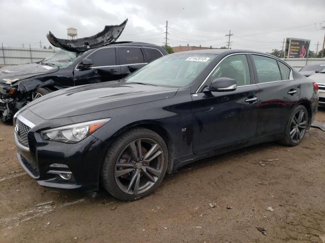 JN1BV7AR7FM411058 - 2015 INFINITI Q50 BASE BLACK photo 1
