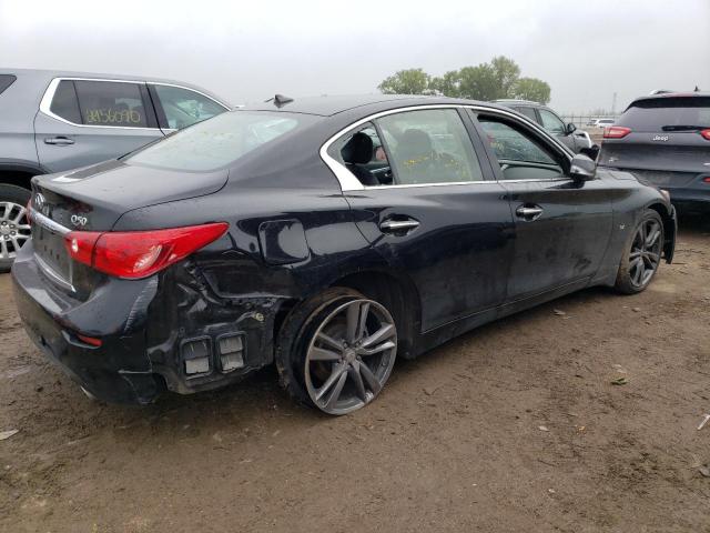 JN1BV7AR7FM411058 - 2015 INFINITI Q50 BASE BLACK photo 3