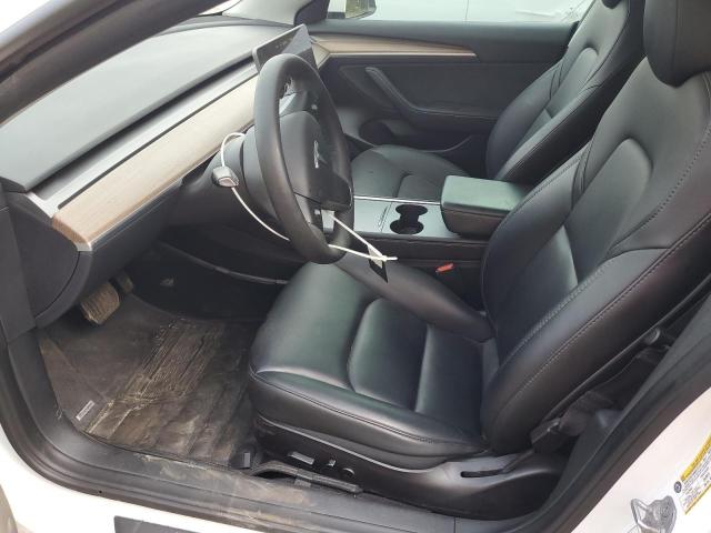 5YJ3E1EB8NF271444 - 2022 TESLA MODEL 3 Weiß Foto 7