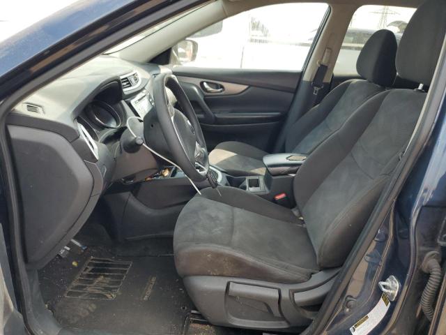 KNMAT2MT1GP602662 - 2016 NISSAN ROGUE S BLUE photo 7