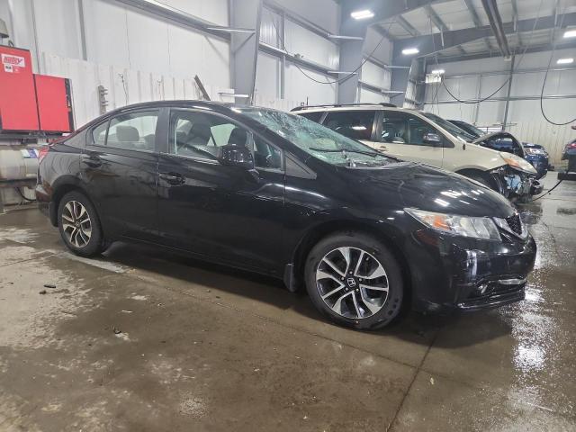 19XFB2F96DE070623 - 2013 HONDA CIVIC EXL Negro foto 4