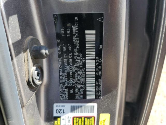 5TDYZ3DC0HS896257 - 2017 TOYOTA SIENNA XLE CHARCOAL photo 13