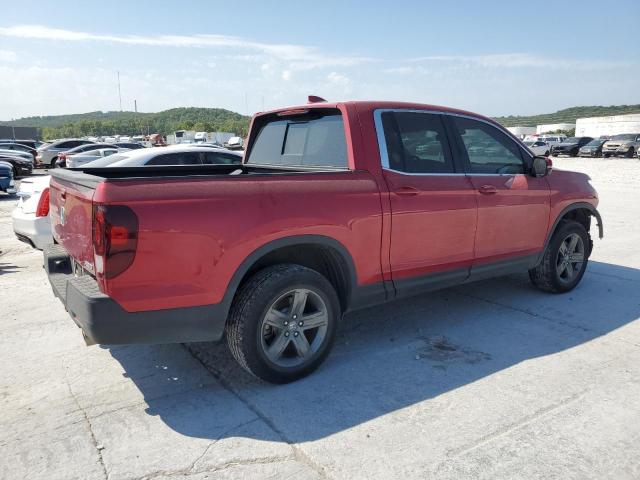 5FPYK3F50PB000259 - 2023 HONDA RIDGELINE RTL RED photo 3