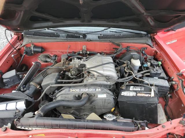 5TEGN92N11Z875604 - 2001 TOYOTA TACOMA DOUBLE CAB PRERUNNER RED photo 11