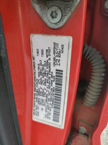 5TEGN92N11Z875604 - 2001 TOYOTA TACOMA DOUBLE CAB PRERUNNER RED photo 12