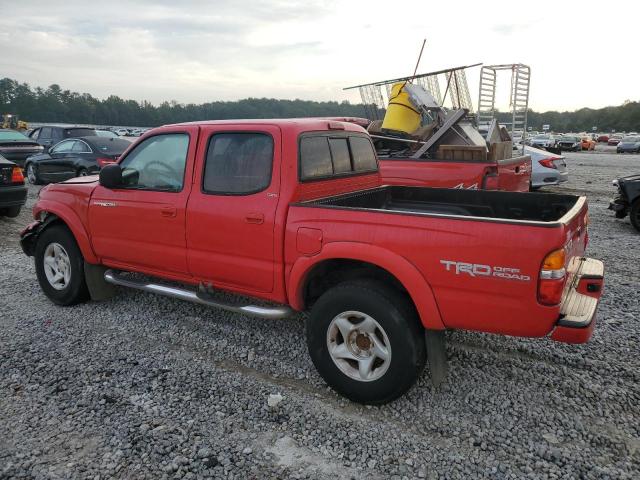 5TEGN92N11Z875604 - 2001 TOYOTA TACOMA DOUBLE CAB PRERUNNER RED photo 2