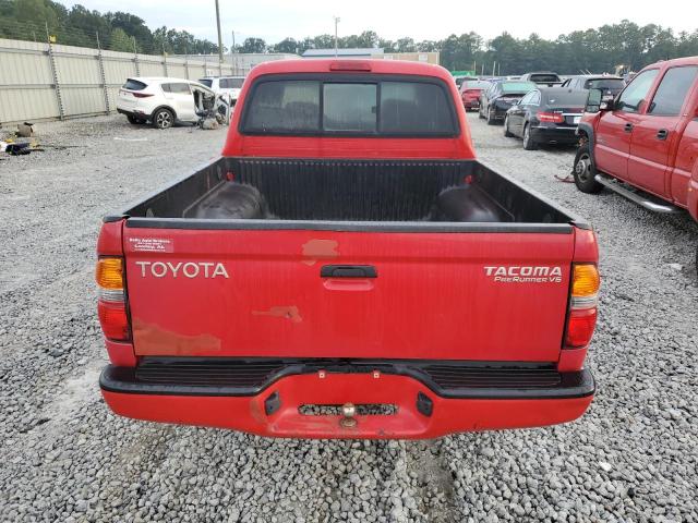 5TEGN92N11Z875604 - 2001 TOYOTA TACOMA DOUBLE CAB PRERUNNER RED photo 6