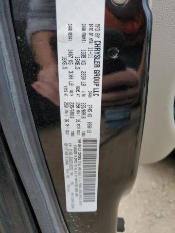 2C4RC1BG8CR189232 - 2012 CHRYSLER TOWN & COU TOURING 黑色 照片 13