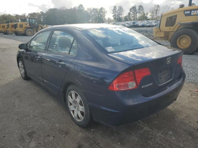 1HGFA15578L049466 - 2008 HONDA CIVIC LX BLUE photo 3