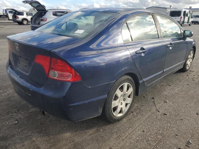 1HGFA15578L049466 - 2008 HONDA CIVIC LX BLUE photo 4