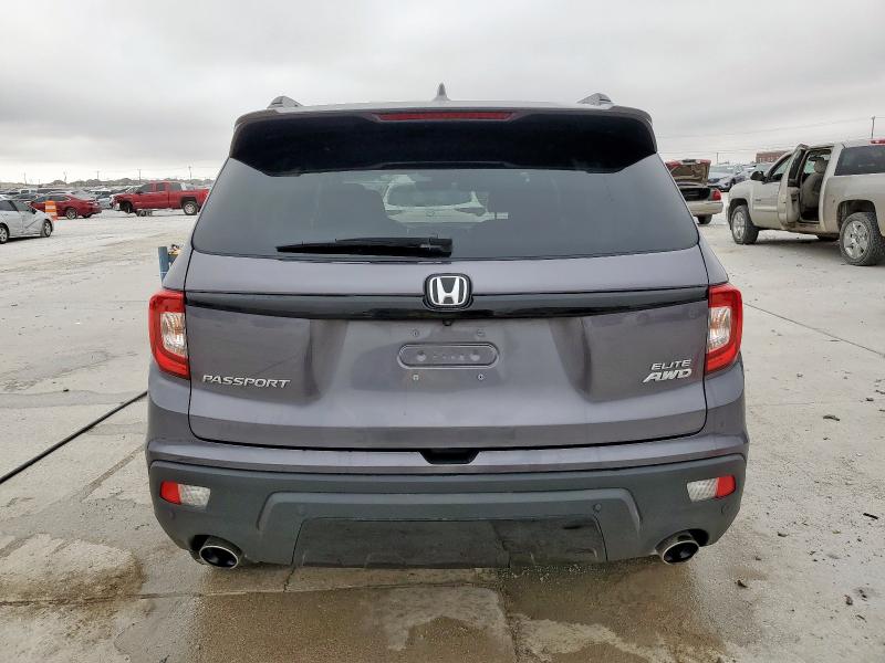 5FNYF8H06LB018920 - 2020 HONDA PASSPORT ELITE GRAY photo 6
