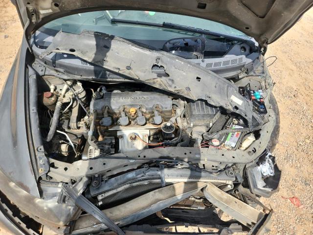 2HGFG12838H525397 - 2008 HONDA CIVIC EX GRAY photo 11