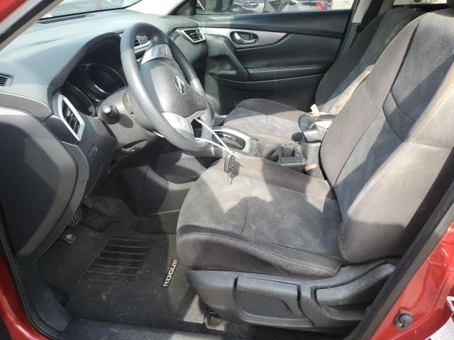 KNMAT2MV2GP599630 - 2016 NISSAN ROGUE S RED photo 7