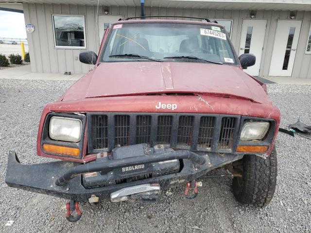 1J4FJ28S5WL237173 - 1998 JEEP CHEROKEE SE RED photo 5