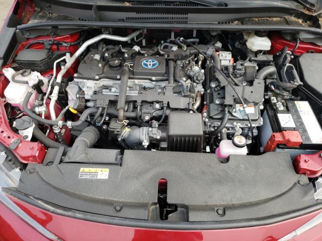 JTDBCMFE3RJ032670 - 2024 TOYOTA COROLLA LE 勃艮第红 照片 11