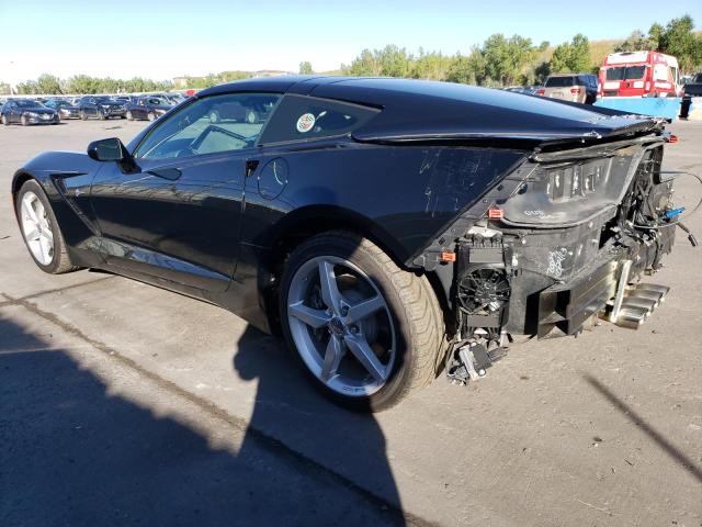 1G1YD2D7XE5105819 - 2014 CHEVROLET CORVETTE STINGRAY 2LT BLACK photo 2