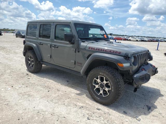 1C4HJXFG9MW695868 - 2021 JEEP WRANGLER RUBICON GRAY photo 4