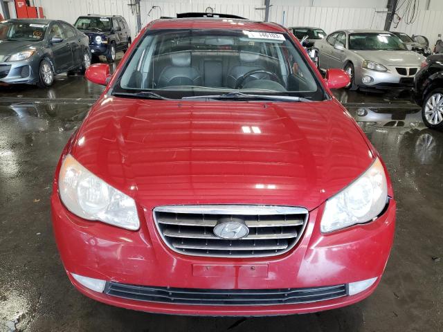 KMHDU46D27U096249 - 2007 HYUNDAI ELANTRA GLS RED photo 5