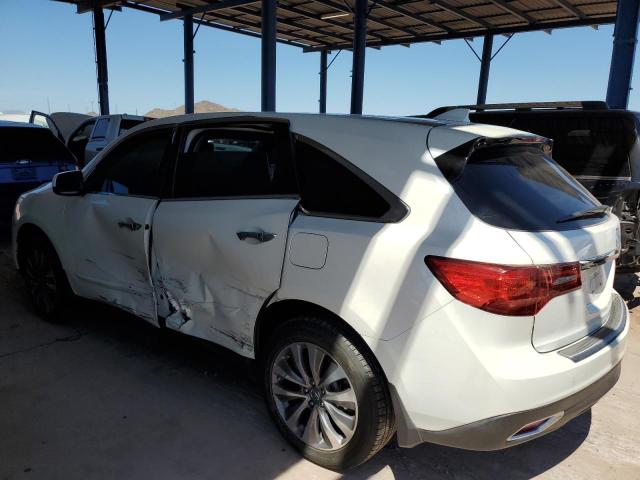 5FRYD4H4XEB008961 - 2014 ACURA MDX TECHNOLOGY 白色 照片 2