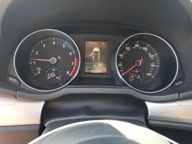 1VWAT7A38GC028132 - 2016 VOLKSWAGEN PASSAT S BLACK photo 9