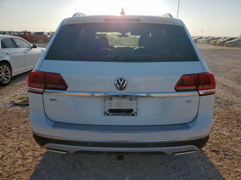 1V2ER2CA0KC577347 - 2019 VOLKSWAGEN ATLAS SEL WHITE photo 6
