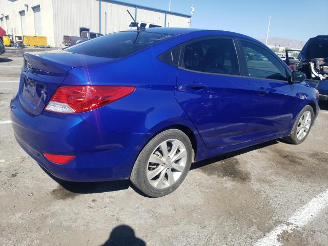 KMHCU4AEXCU059021 - 2012 HYUNDAI ACCENT GLS BLUE photo 3