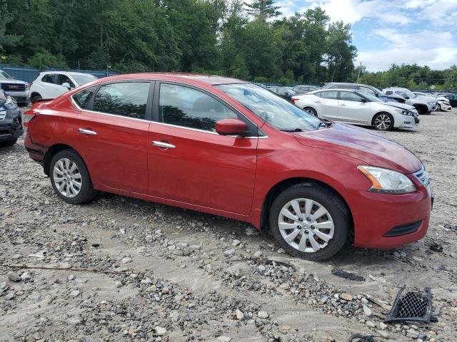 3N1AB7AP9EY278883 - 2014 NISSAN SENTRA S BURGUNDY photo 4