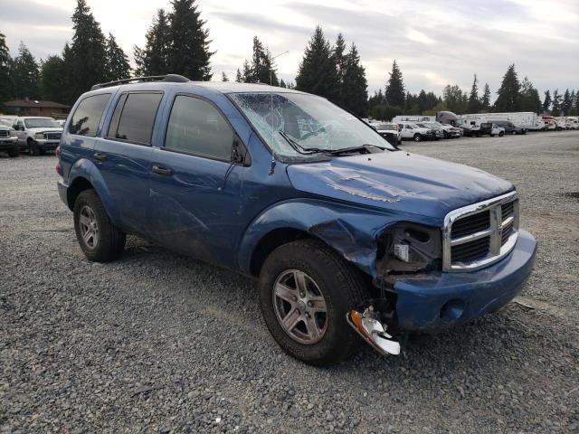 1D4HB48N36F146549 - 2006 DODGE DURANGO SLT BLUE photo 4